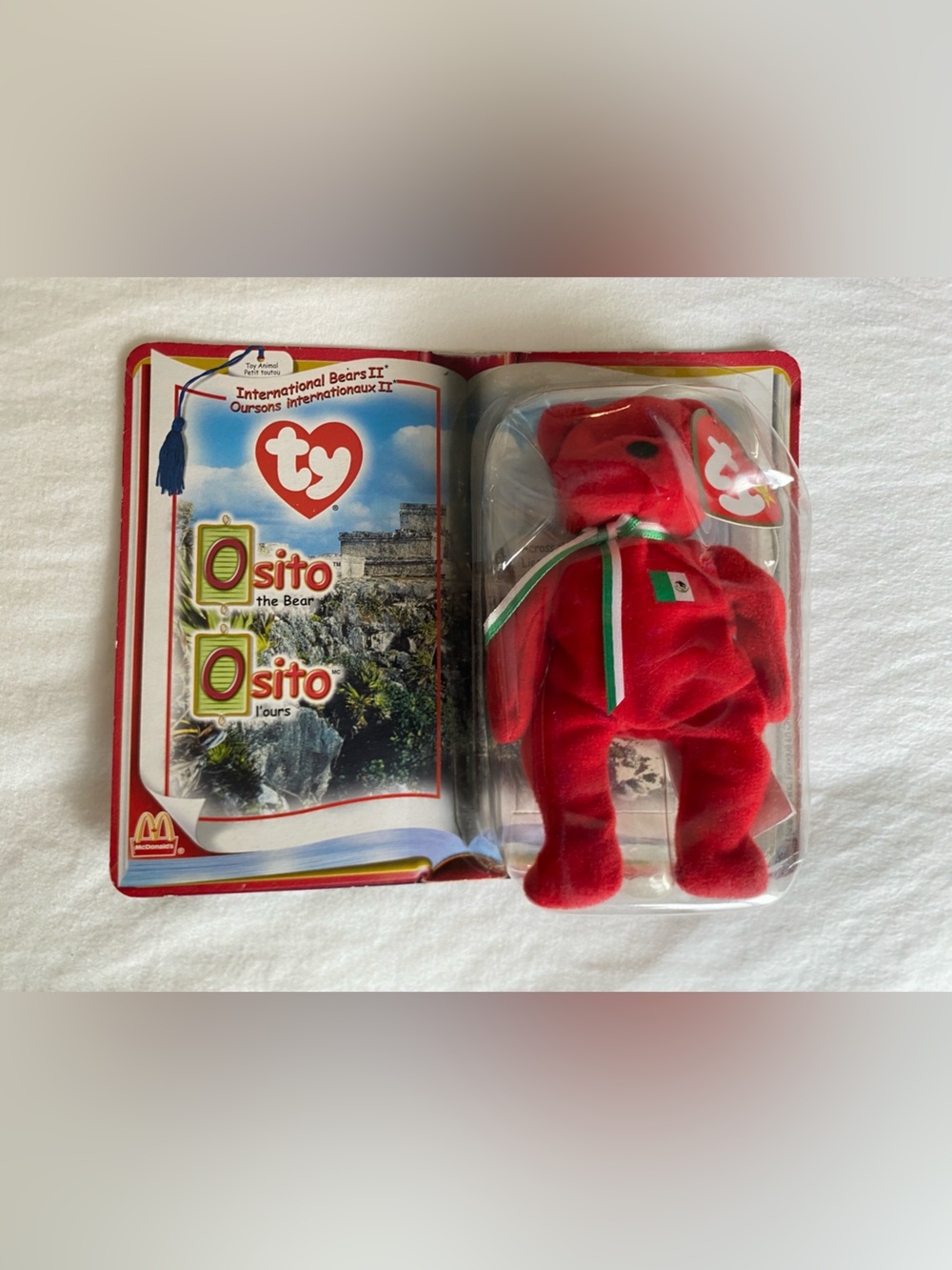 Ty McDonald’s Beanie Baby Osito the Bear 2000